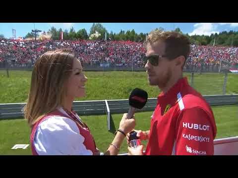 F1 2018 | Austrian GP - Sebastian Vettel Drivers Parade Interview
