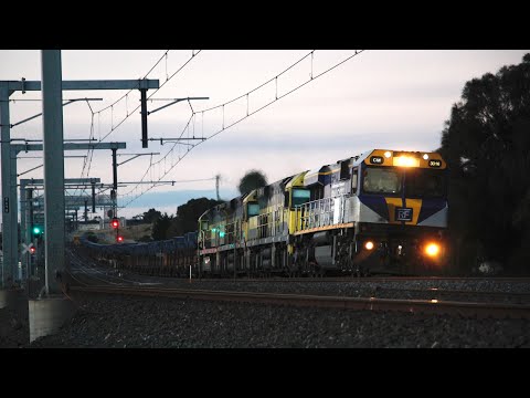 An Extremely Rare CM Class on WM7 + Other Freights in Melbourne’s Suburbs - 18/4/23
