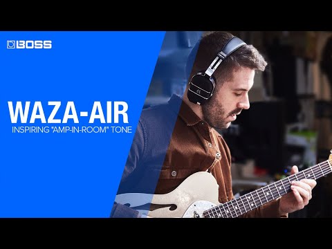 BOSS Waza-Air Rugged Build Easy to Store Wireless Personal Guitar Headphone Amplification System