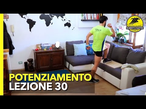 Allenamento per la Corsa a casa - GAMBE + CARDIO - Principianti - Lezione 30