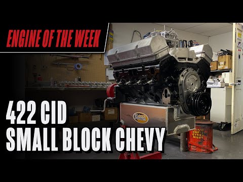 422 cid Small Block Chevy Circle Track Engine