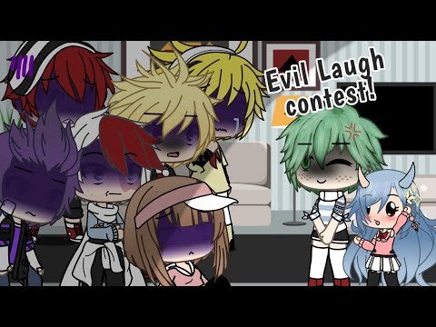 Evil laugh contest!! // bnha // meme (cringe)