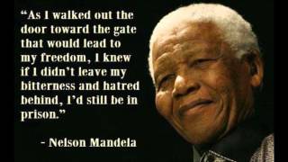 Nelson Mandela RIP (something inside so strong) XX
