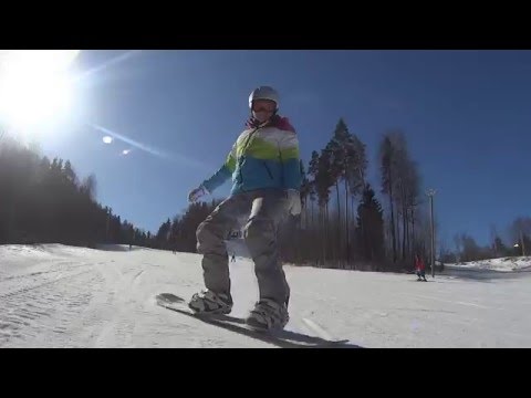 Видео: Видео горнолыжного курорта Красное Озеро в Ленинградская область