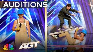 This Carpenter’s Talent Takes A WILD Turn! | ManRamp | Auditions | AGT 2026 thumbnail