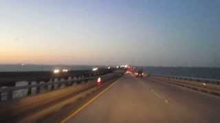 preview picture of video 'The Causeway Bridge at Sunrise (Lake Pontchartrain)'