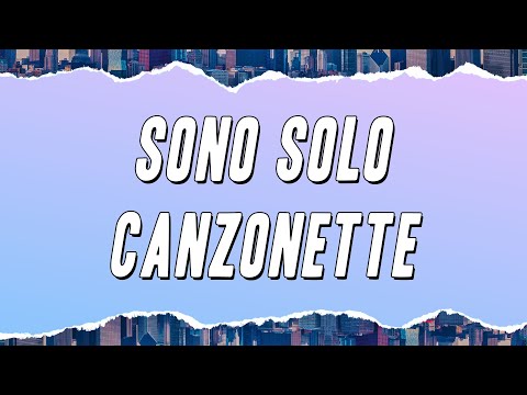 Edoardo Bennato - Sono solo canzonette (Testo)