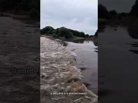 RIO PIRANHAS EM GRANDE CHEIA EM SÃO BENTO!  #rio #chuvas #nordeste #paraíba