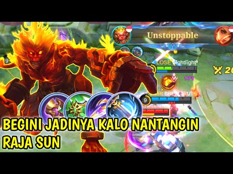 RAJA SUN BIKIN ESME & FANNY JADI KERUPUK | CARA MAIN SUN & SET BUILD COUNTER ESME, FANNY | MLBB 2022