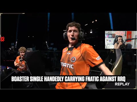 Boaster Carrying Fnatic For 9 minutes Straight | FNC VS RRQ VCT CHAMPS 2025