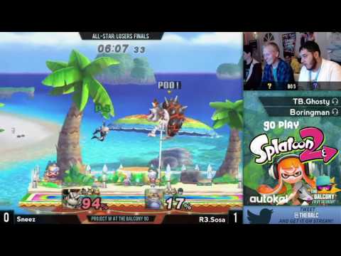 PM All-Star @ the Balcony 90 - Losers Finals ft. R3|Sosa VS Sneez