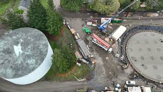 TVWD Taylors Ferry Reservoirs and Site Seismic Improvements Project Aerial Drone Footage–March 2025