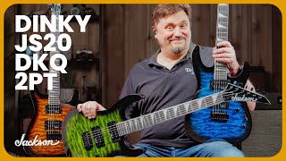 Video thumbnail for It's finally back!!! Jackson JS Series Dinky JS20 DKQ 2PT Electric Guitar (2024) by Tarpley Music