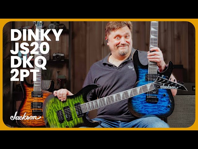 Vídeo relacionado con Jackson JS Series Dinky JS20 DKQ 2PT Transparent Green Burst Electric Guitar