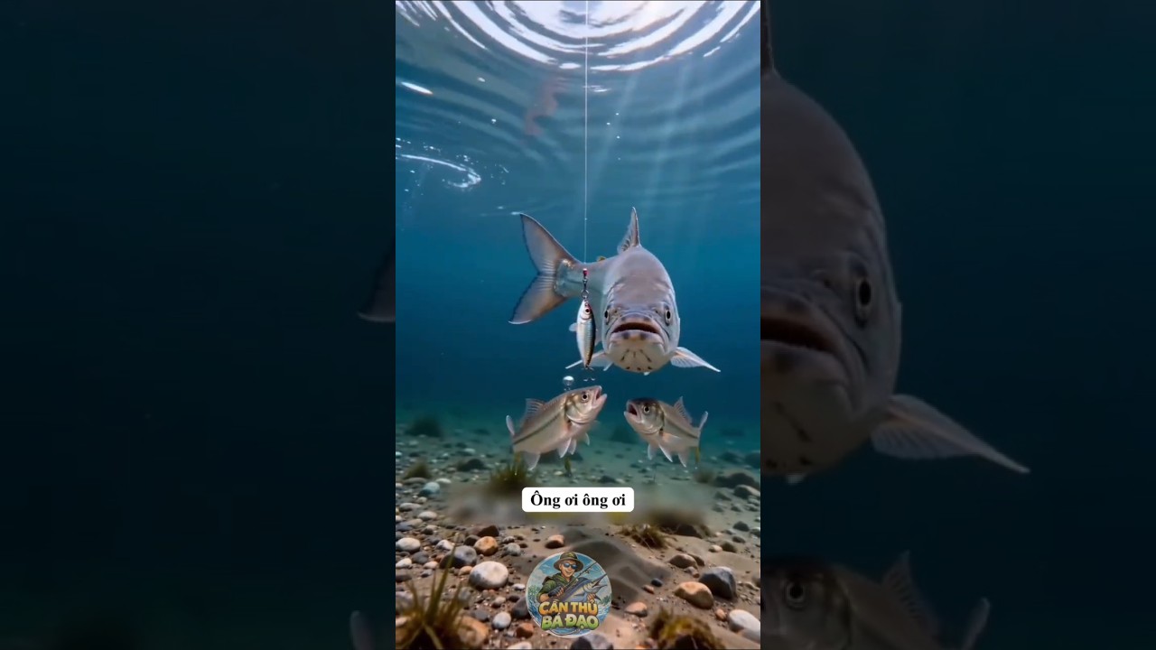 POV góc nhìn của cá khi bị câu