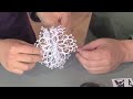Make A Snowflake Ornament Using Kaleidoscope Patterns Joe Rotella Scrapbook Soup TV