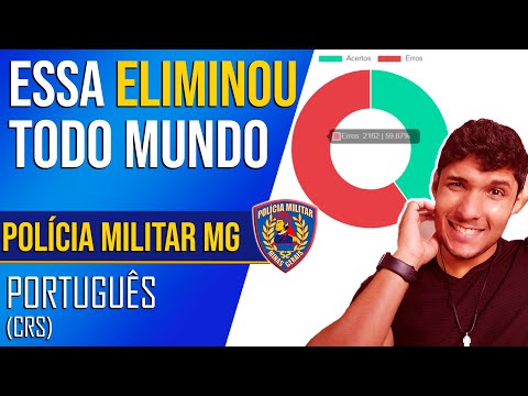A QUESTÃO Que DESTRUIU SONHOS - Polícia Militar MG (PMMG)