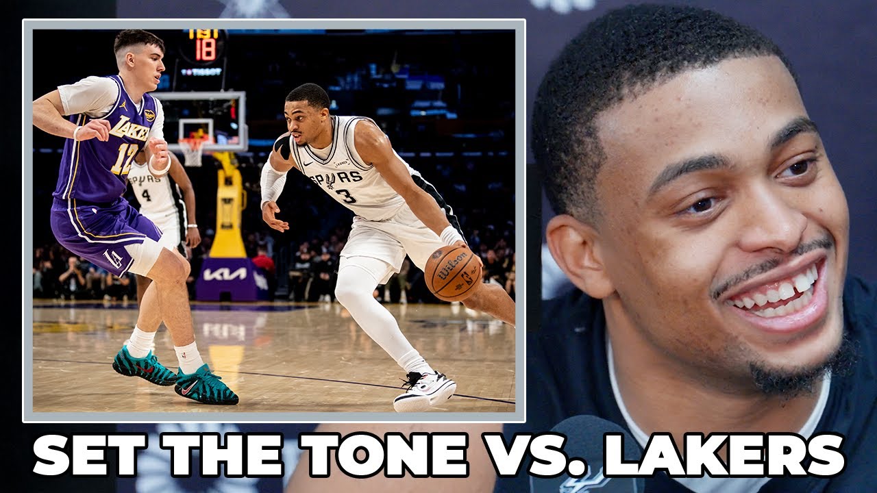 Keldon Johnson on Setting the Tone and Leading By Actions vs. Lakers