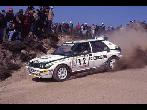 Drive Rally Retro: Best of.. Alessandro Fiorio -Lancia Delta HF Integrale 1993. Action-Gravel-Tarmac