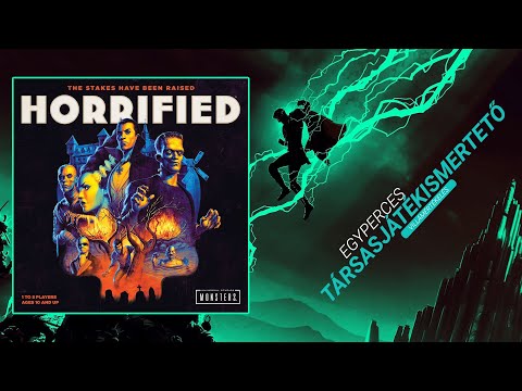 Egyperces társasjátékismertető | #12. Horrified - Game-Obscura