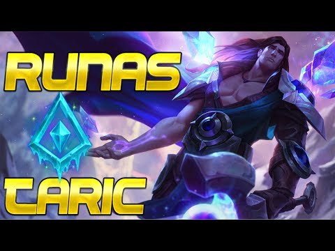 LAS MEJORES RUNAS PARA TARIC FULL AP PARCHE 8.12 S8 2018 GUIA LOL PARA PRINCIPIANTES #37