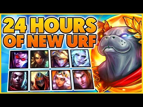 I Played URF For 24 Hours Straight! (BEST OF 100+ GAMES)