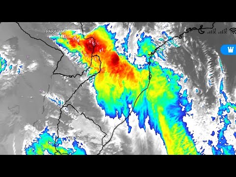 AVISO CHUVA SEGUE NA REGIÃO SUL DO BRASIL DURANTE ESTA QUARTA-FEIRA 22 DE JULHO 2026