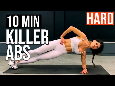 10 Min Hard Abdominal Workout | KILLER ABS | Intense Training | At Home | Without Equipment