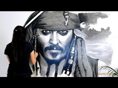 pirates of the caribbean wall art by johnny
