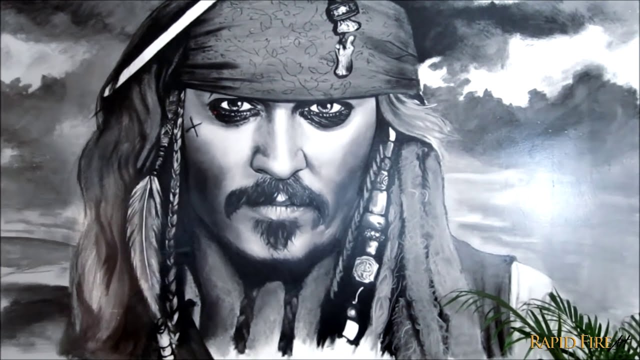 pirates of the caribbean wall art by johnny