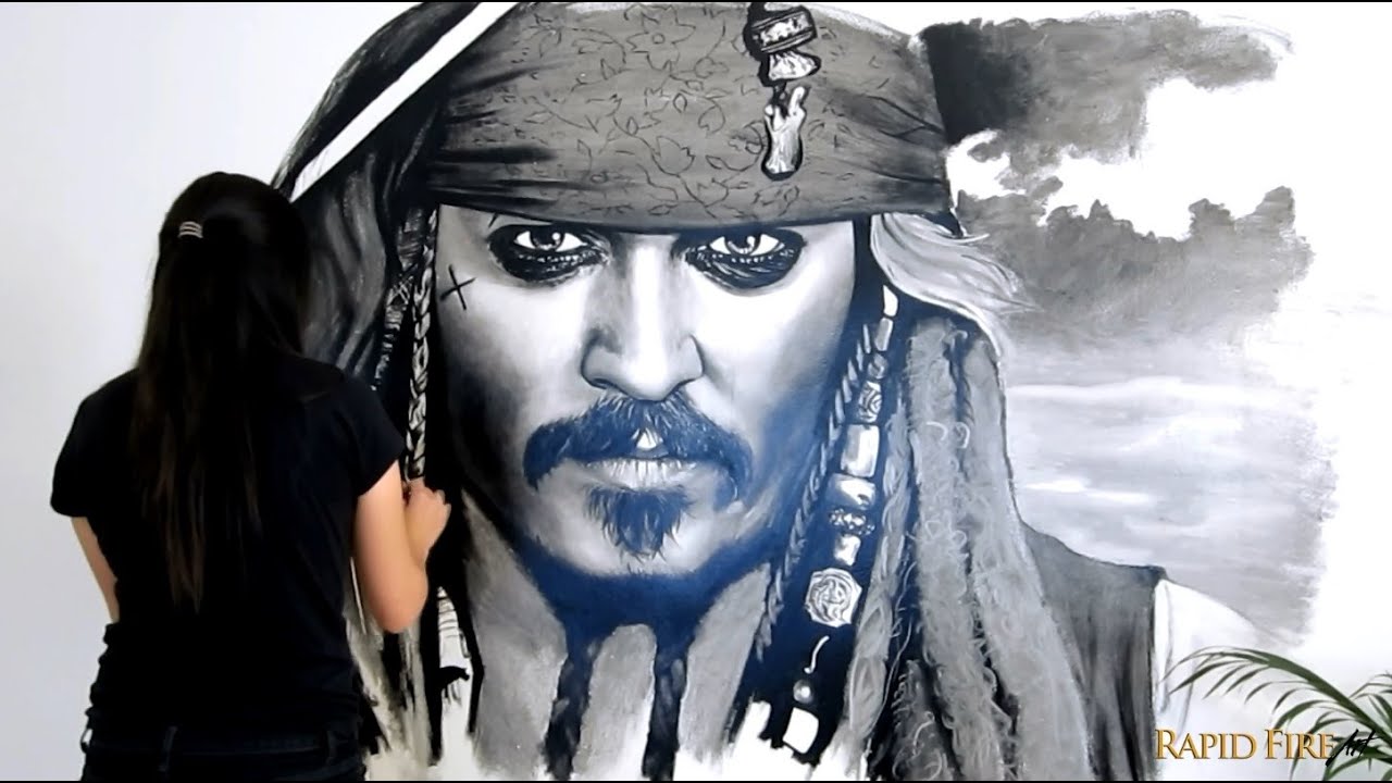 pirates of the caribbean wall art by johnny