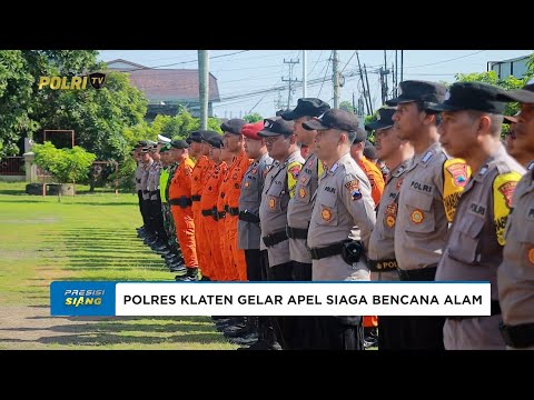 POLRES KLATEN BERSAMA FORKOPIMDA SIAGAKAN PERSONEL DAN PERALATAN HADAPI MUSIM HUJAN EKSTREM