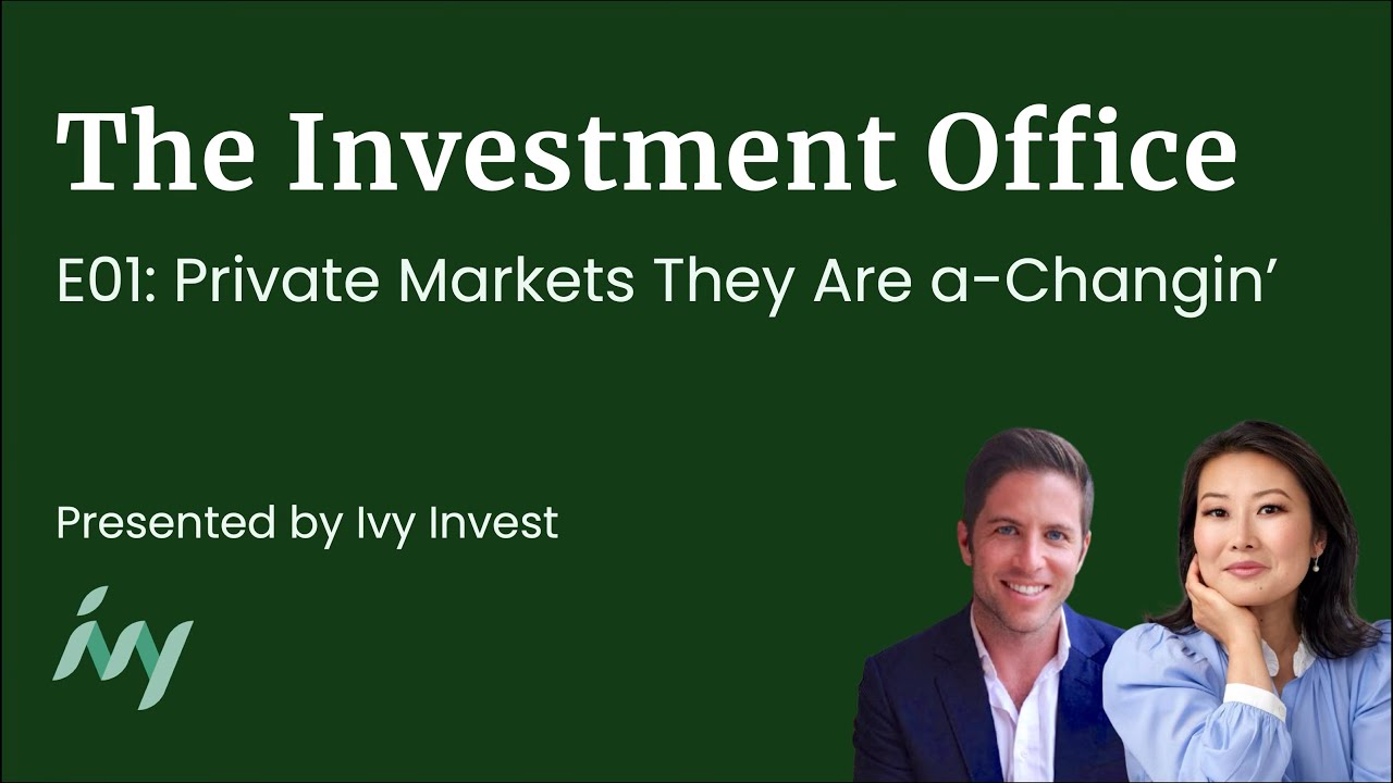 Private Markets They Are a-Changin'