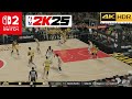 NBA 2k25 Nintendo Switch 2 Gameplay Full Game 4K HDR 60 FPS