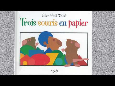 Trois souris en papier