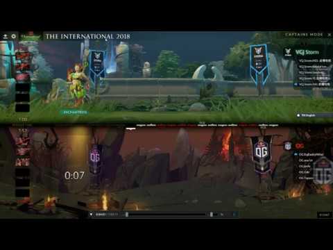 THE INTERNATIONAL 2018  (OG VS VGJ STORM) GAME1