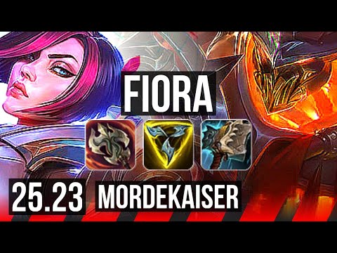 FIORA vs MORDEKAISER (TOP) | EUW Master | 25.23