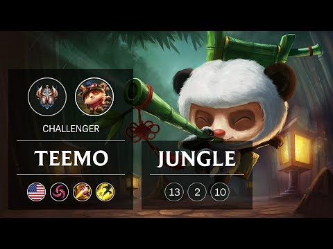 Teemo Jungle vs Lee Sin - NA Challenger Patch 9.1
