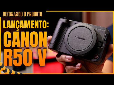 新品 Canon EOS R50V Canon EOS R50 V Mirrorless + Lente 14-30mm f/4-6.3 IS STM - Detona