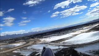 preview picture of video 'RC Sailplane Eraser Xtreme mud landing.  Kalispell, MT'