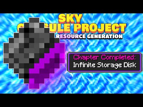 INFINITE STORAGE & RS AUTOCRAFTING! EP14 | Minecraft Sky Capsule Project [Modded Questing SkyBlock]