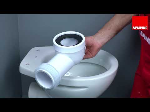 Jak zamontować przyłącze kanalizacyjne WC-CON8D