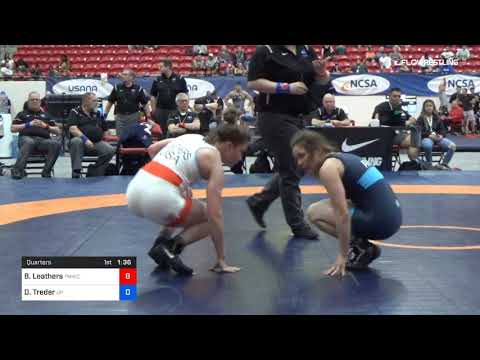 57 Kg Quarters Becka Leathers TMWC Vs Dajan Treder University Of Providence