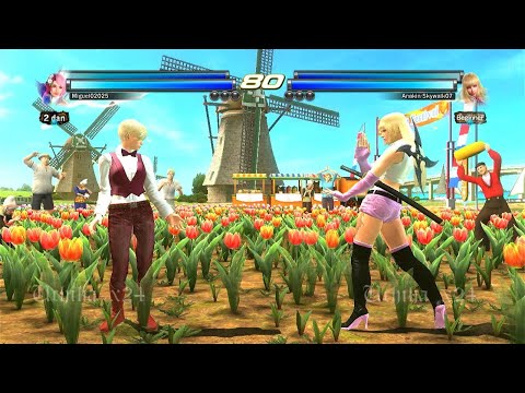27 Julia (Jaycee) y Asuka Kazama vs Alisa y Asuka kazama - Tekken Tag 2 ( Uchiha x24 ) GamePlay