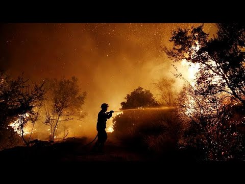 Erdőtűz Görögországban