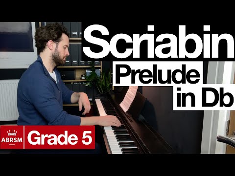 Scriabin - Prelude in Db, Op.11 No.15 (ABRSM Grade 5 1999-2000) | Piano Progress Week 90