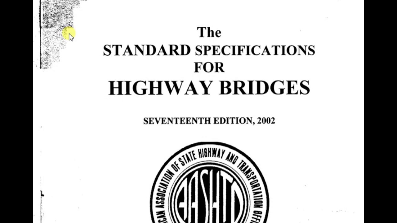 The STANDARD SPECIFICATIONS FOR HIGHWAY BRIDGES - PDF