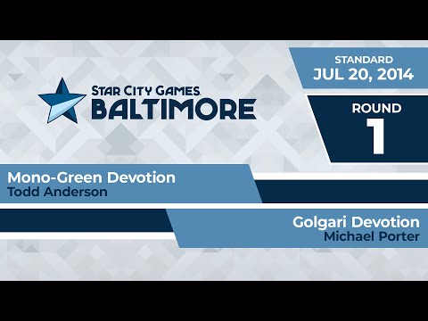 SCGBALT: Round 1 - Todd Anderson vs Michael Porter | Standard