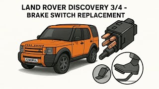 Brake switch replacement on Range Rover Sport L320 / Land Rover Discovery 3+4 XKB500110