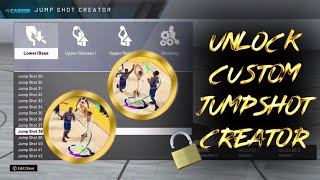 How to Unlock Custom Jumpshot Creator 2k20